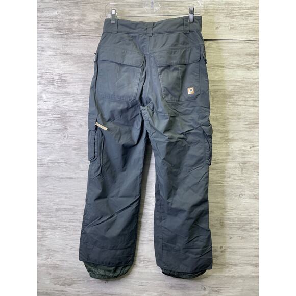 Burton Snowboarding Pants Womens Small Gray Cargo Pockets - Picture 7 of 10